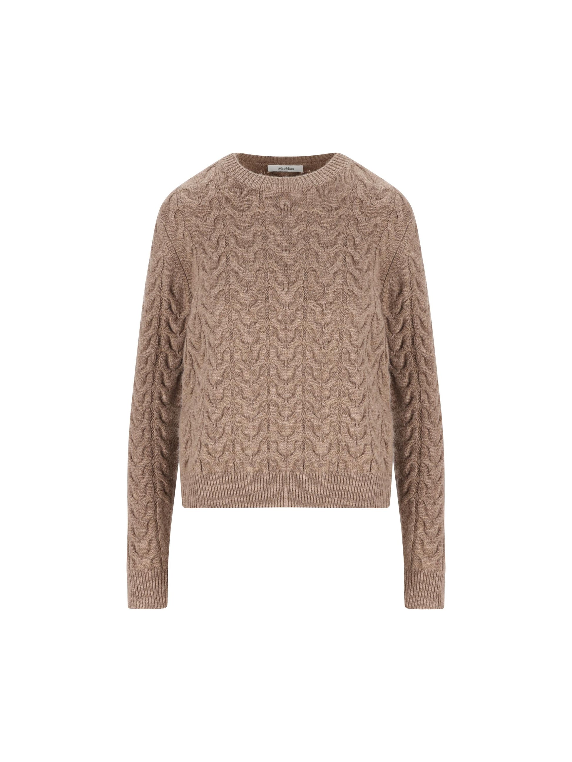 Pullover Max Mara in puro cashmere con lavorazione treccia 2521366032600 002 MAX MARA 