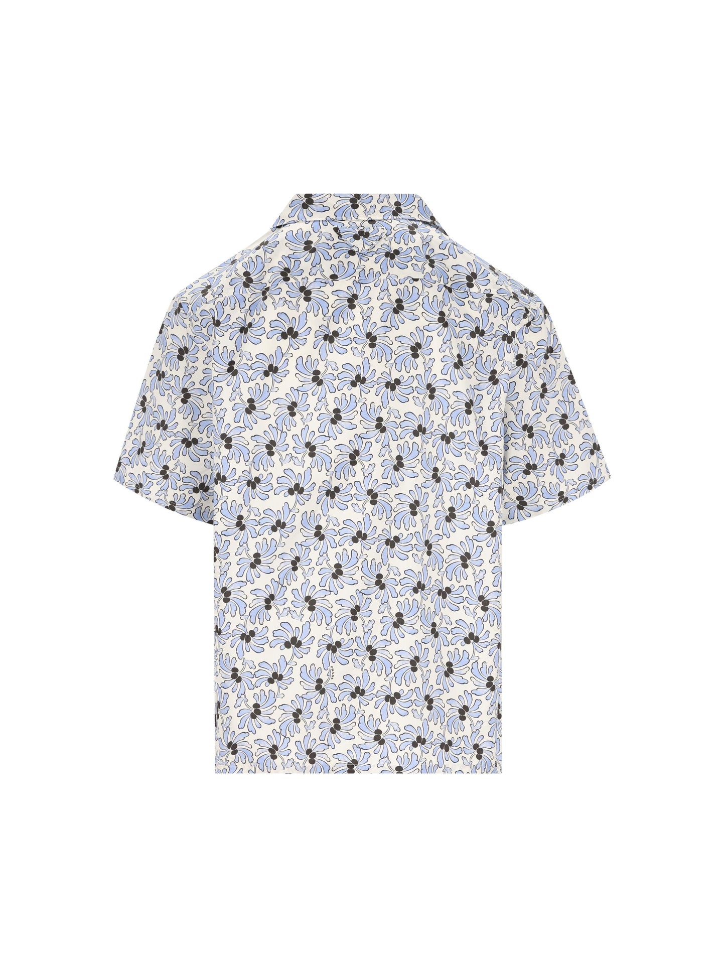 Camicia bowling stampata in misto cotone UCS414 19GUF0EL0 PRADA 