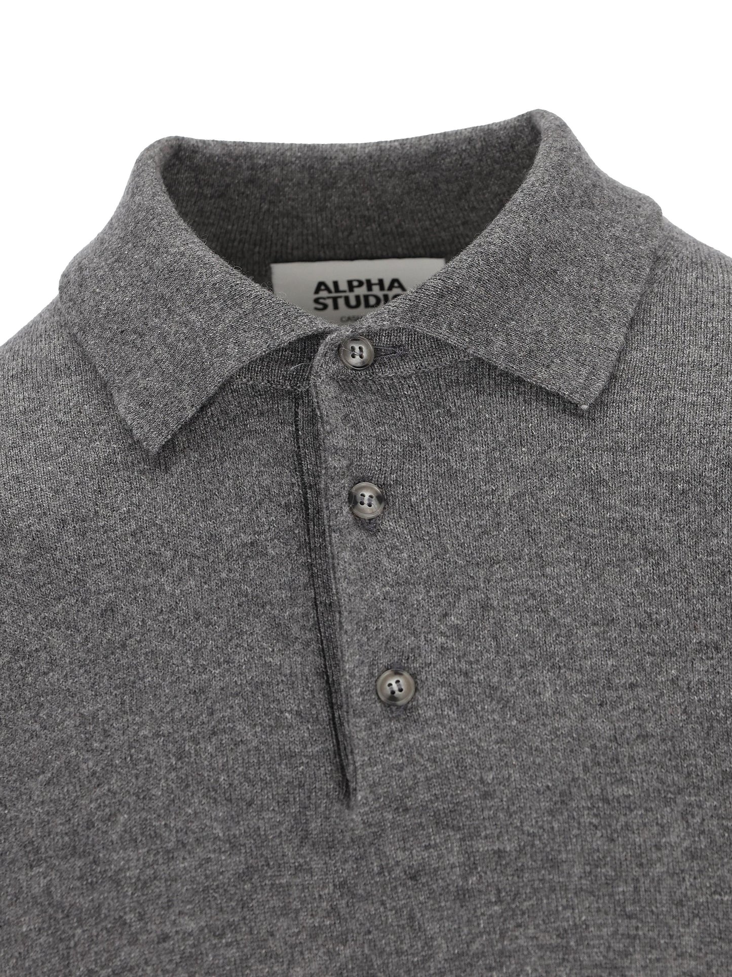 Polo realizzata in cashmere 3153B 1005 ALPHA STUDIO 