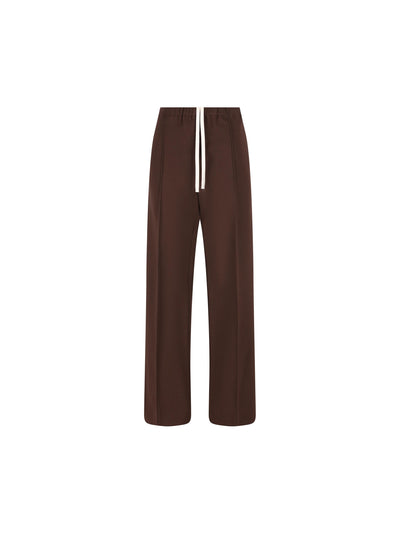 Pantaloni in maglia punto stoffa MP1935 18FQF0324 MIU MIU 