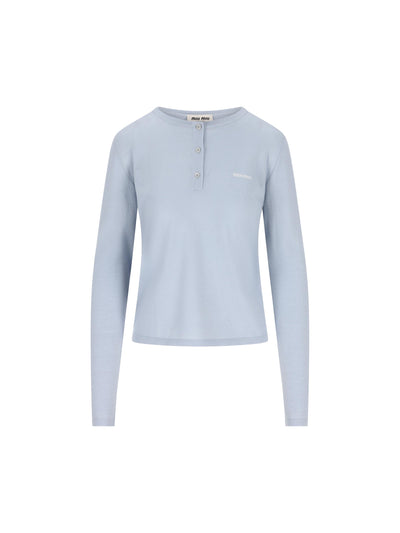 Maglia realizzata in cashmere. MML03A 176YF0012 MIU MIU 