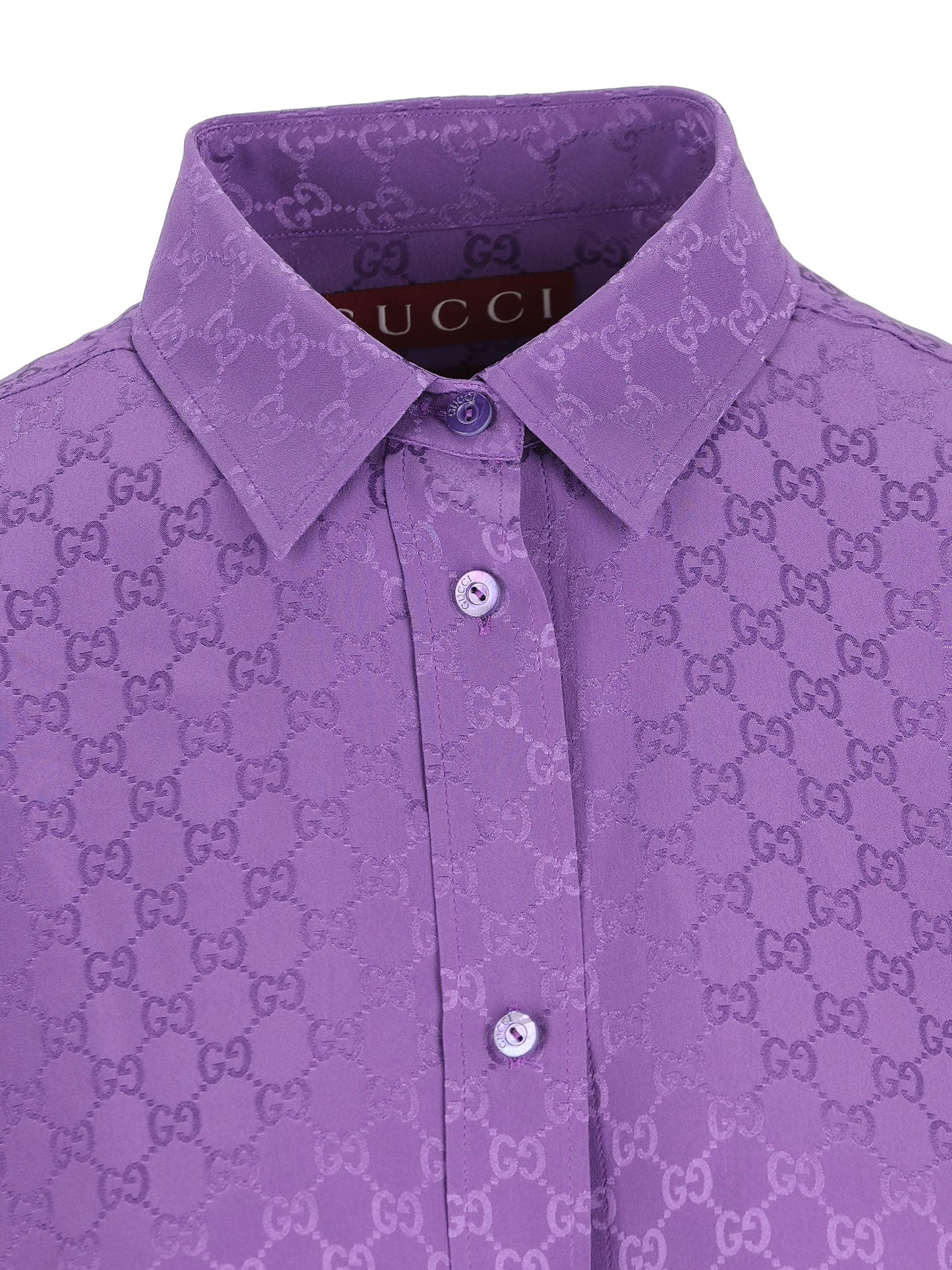Camicia in seta. 837168 Z7ATQ5007 GUCCI 
