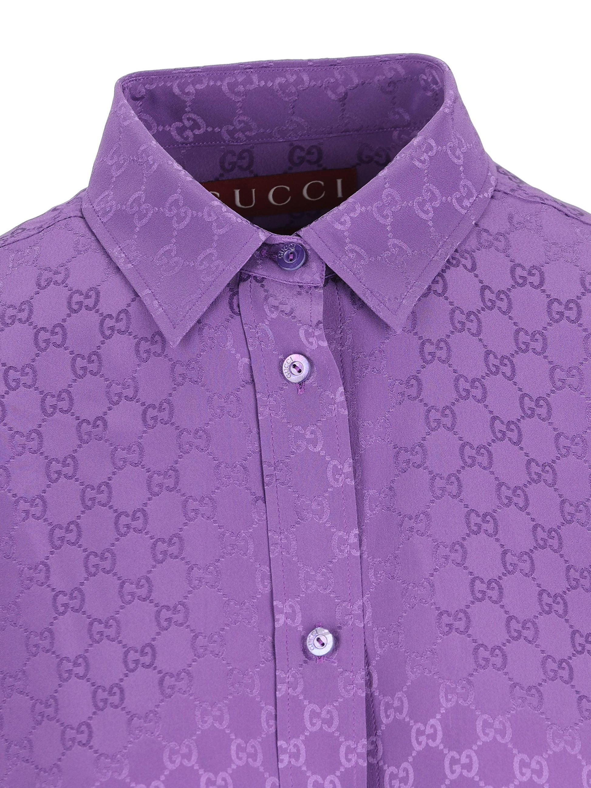 Camicia in seta. 837168 Z7ATQ5007 GUCCI 