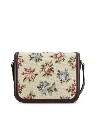 Borsa a spalla Valentino Garavani 9TO5 in tessuto jacquard. 7W2B0R46VRP QNN VALENTINO GARAVANI 