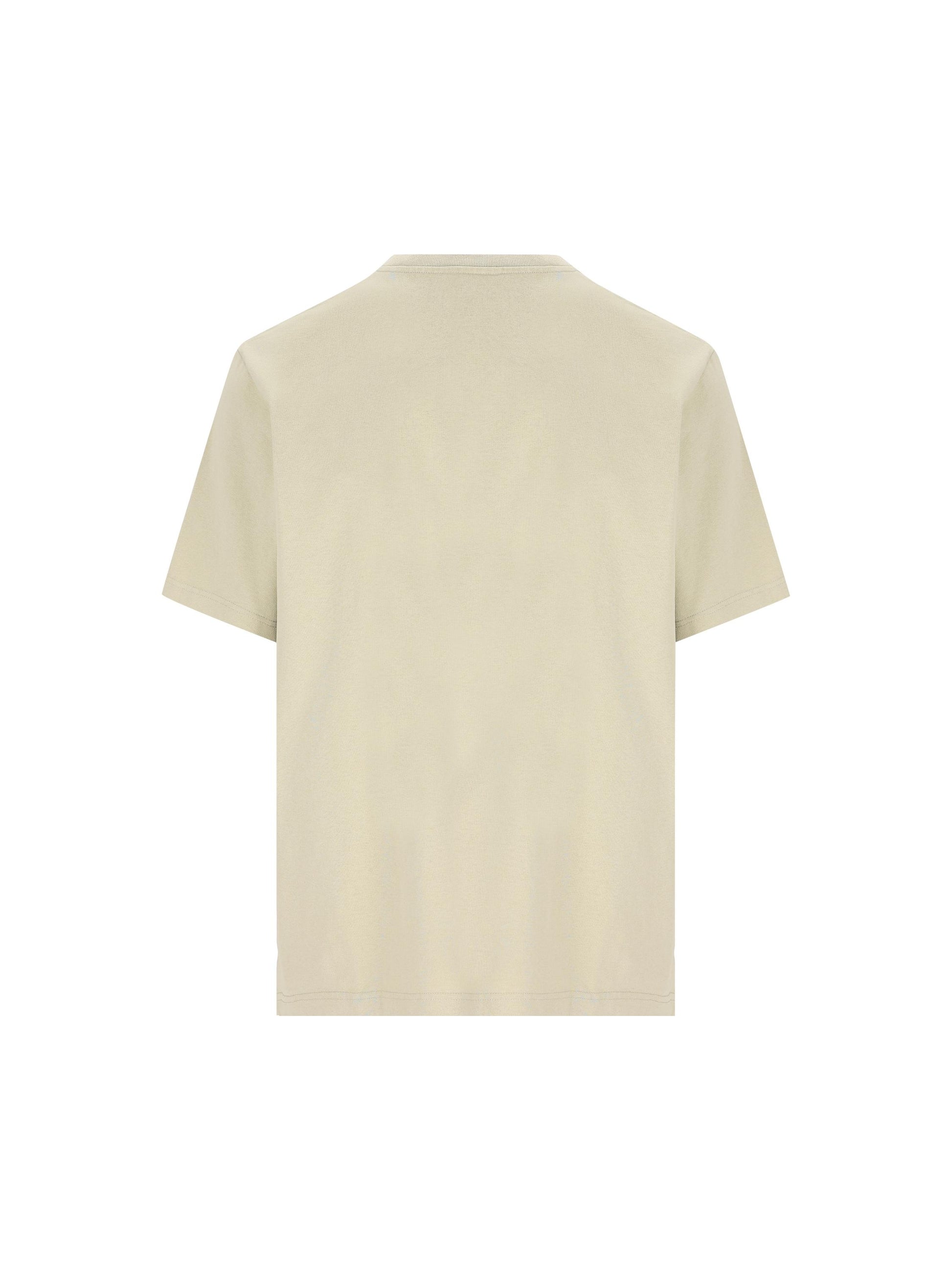 T-Shirt in cotone con patch Bold Fox Head MM00127KJ0118 P129 MAISON KITSUNE 