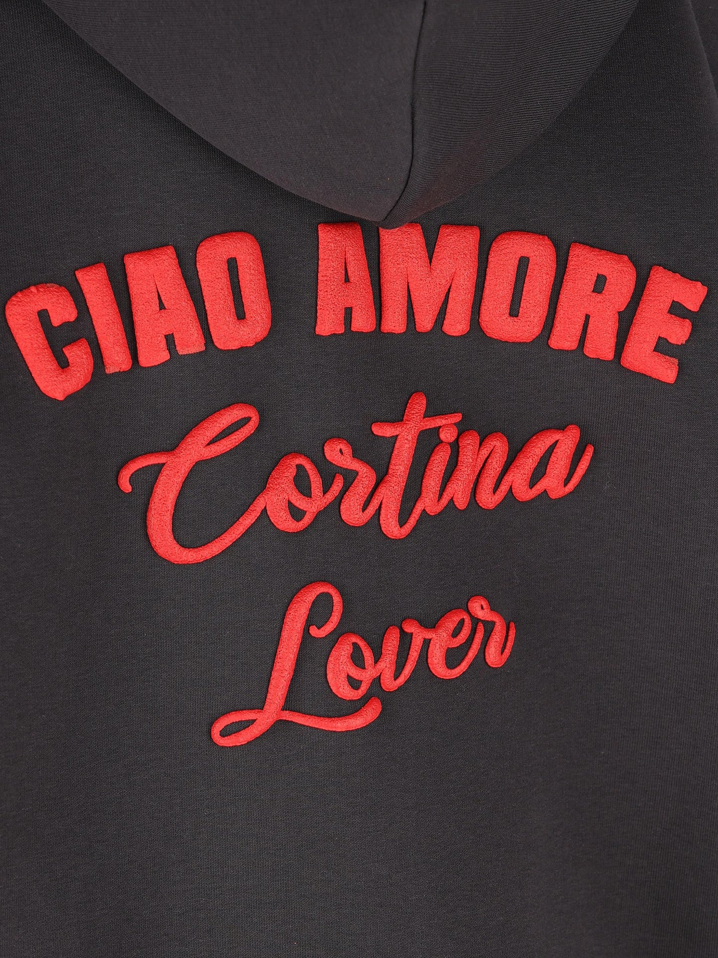 Felpa con cappuccio Ciao Amore Cortina Lover F25ET2322K 19 GIADA BENINCASA 