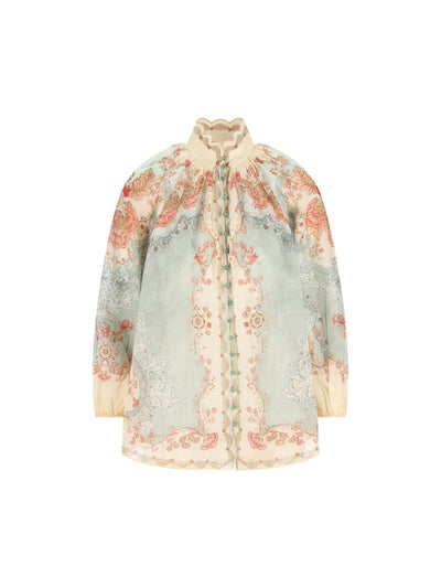 Blusa realizzata in ramiè 4273TRS263 WPFM ZIMMERMANN 