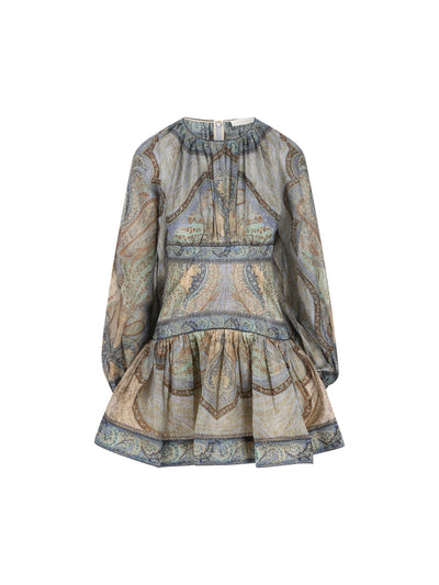 Abito realizzato in cotone misto seta. 5515DRS262 TPBL ZIMMERMANN 