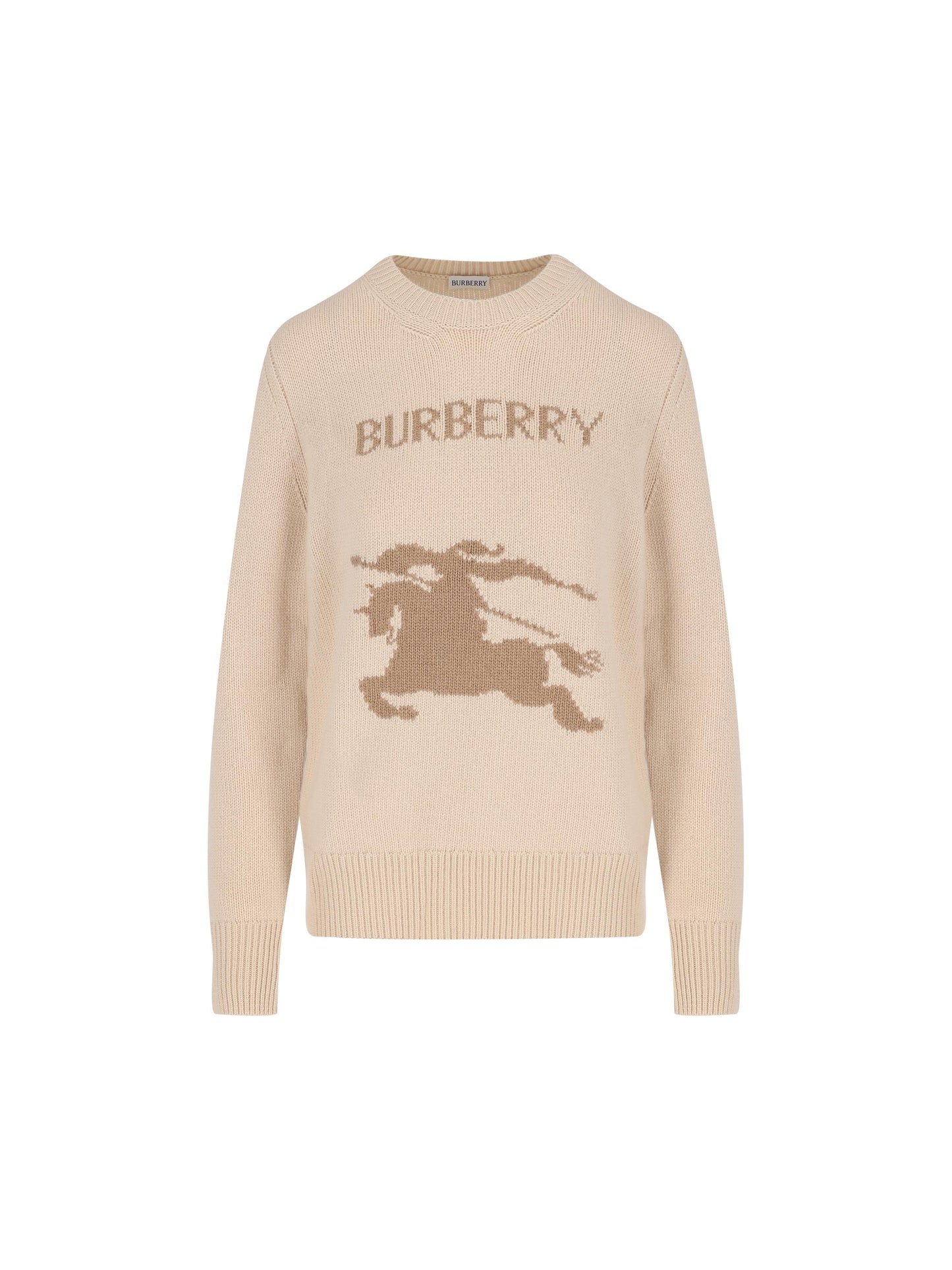 Pullover in misto lana e cashmere. 8114157 A4186 BURBERRY 