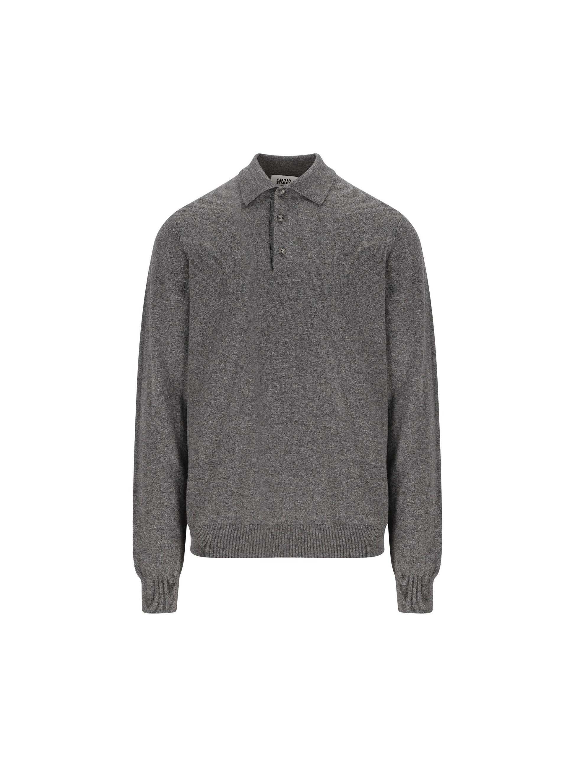 Polo realizzata in cashmere 3153B 1005 ALPHA STUDIO 
