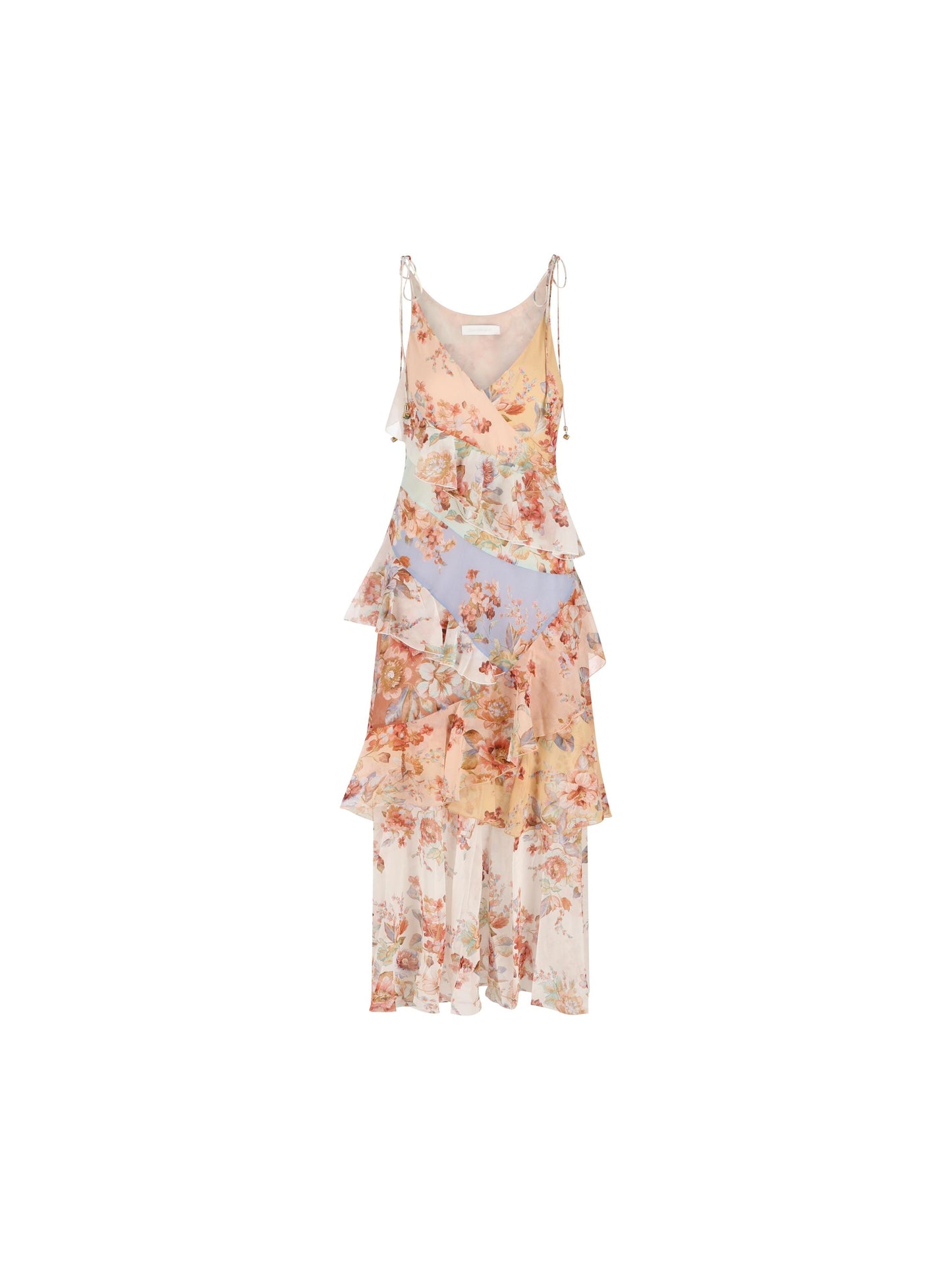 Vestito realizzato in cotone misto seta. 4997DRS261 SPLPR ZIMMERMANN 