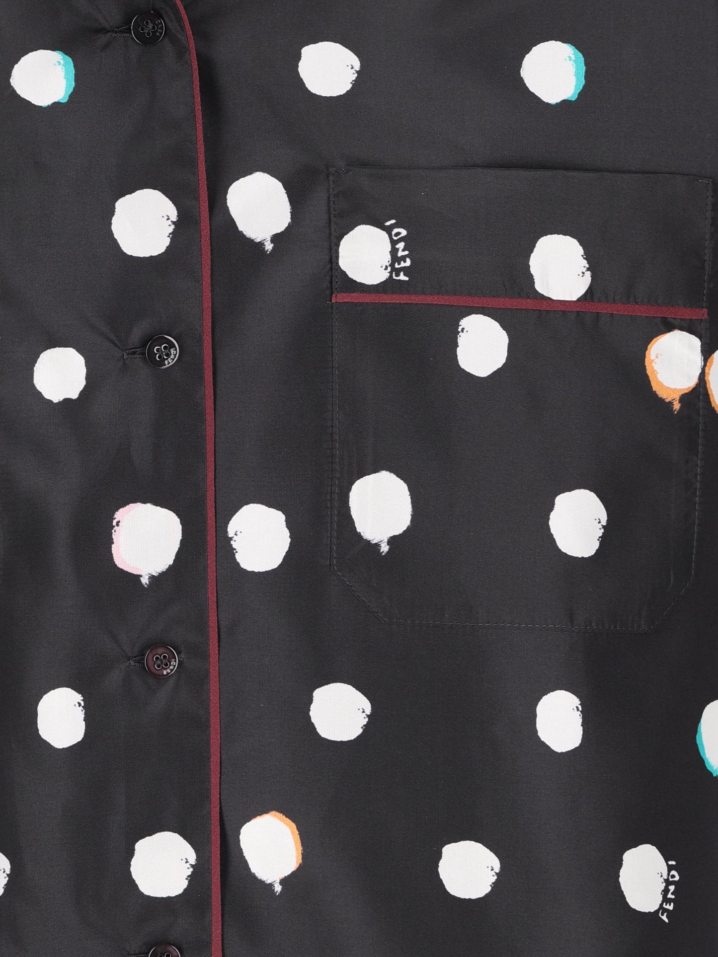 Camicia realizzata in seta. FS8311 AVJQF0GME FENDI 