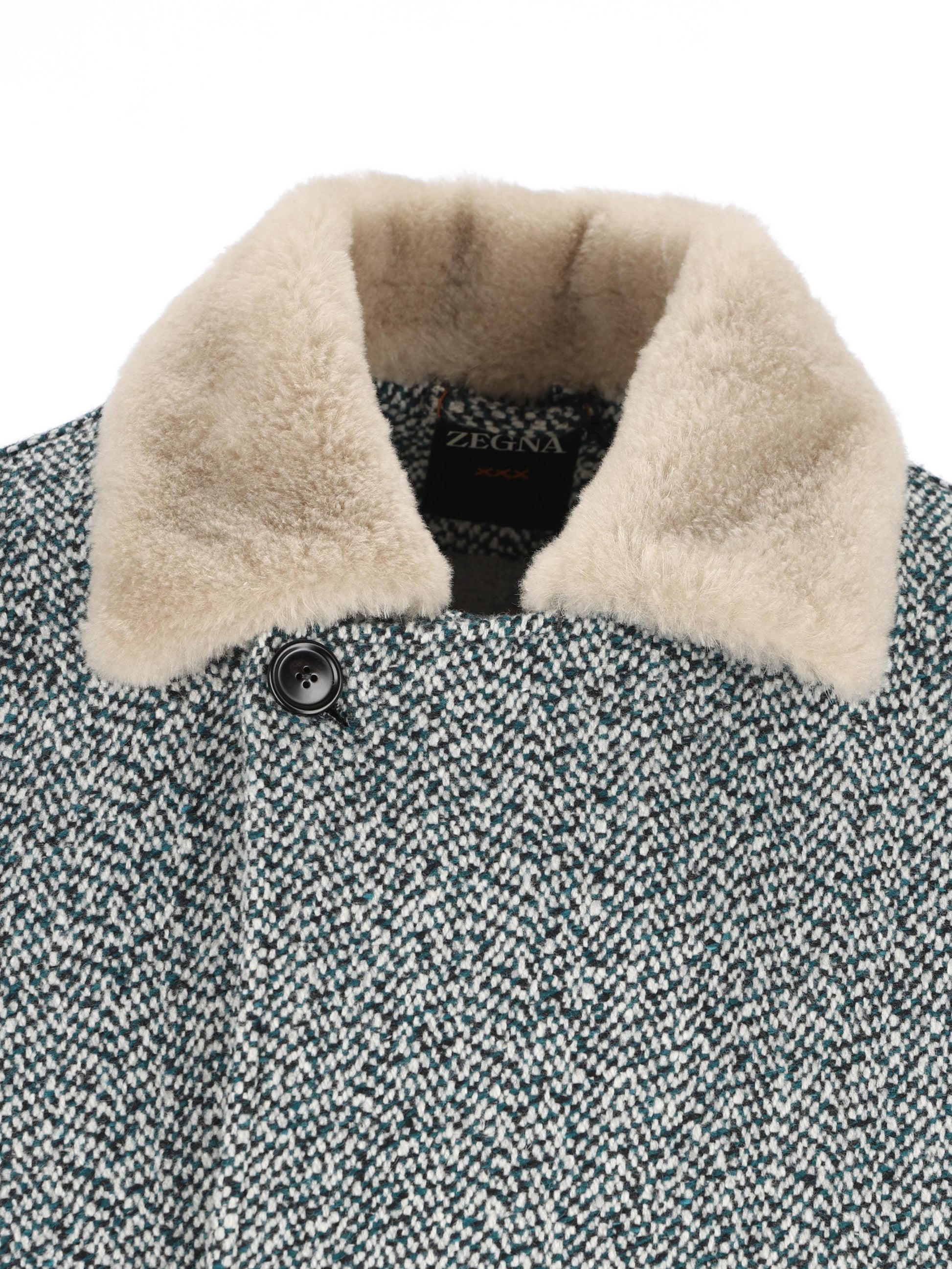 Cappotto realizzato in lana e cashmere. RCGG95A2 GL523V08R ZEGNA 