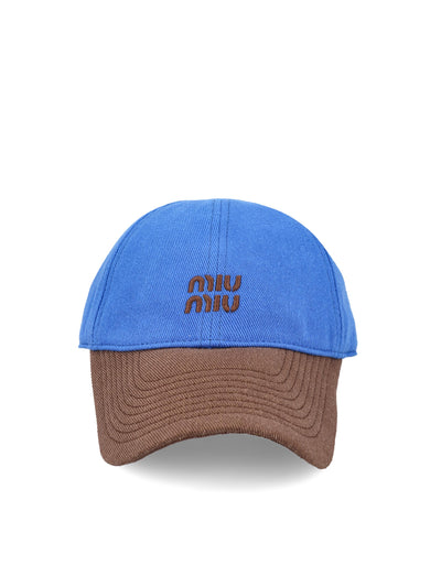 Cappello realizzato in cotone. 5HC369 2CWCF0IX2 MIU MIU 