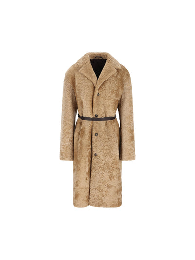 Cappotto realizzato in pelliccia di agnello. X1W54511020XLF C806 TOD'S 