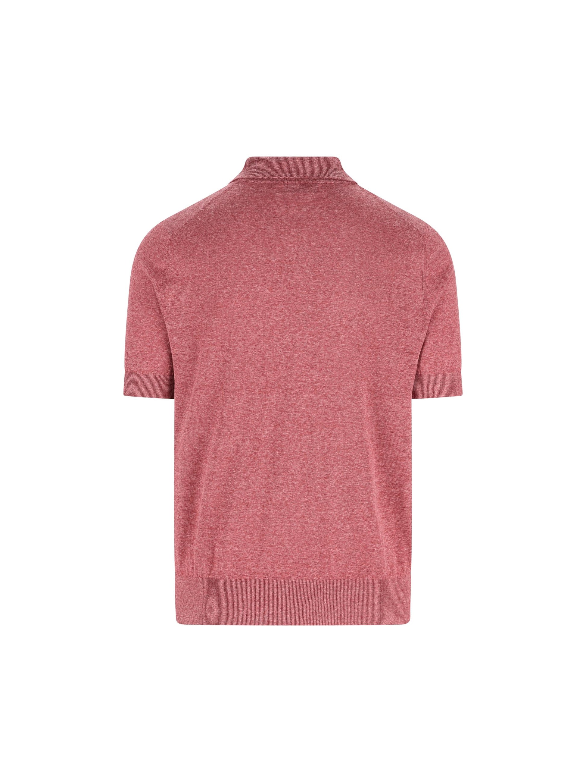 Polo realizzata in lino e seta. MSL806105 C7796 BRUNELLO CUCINELLI 