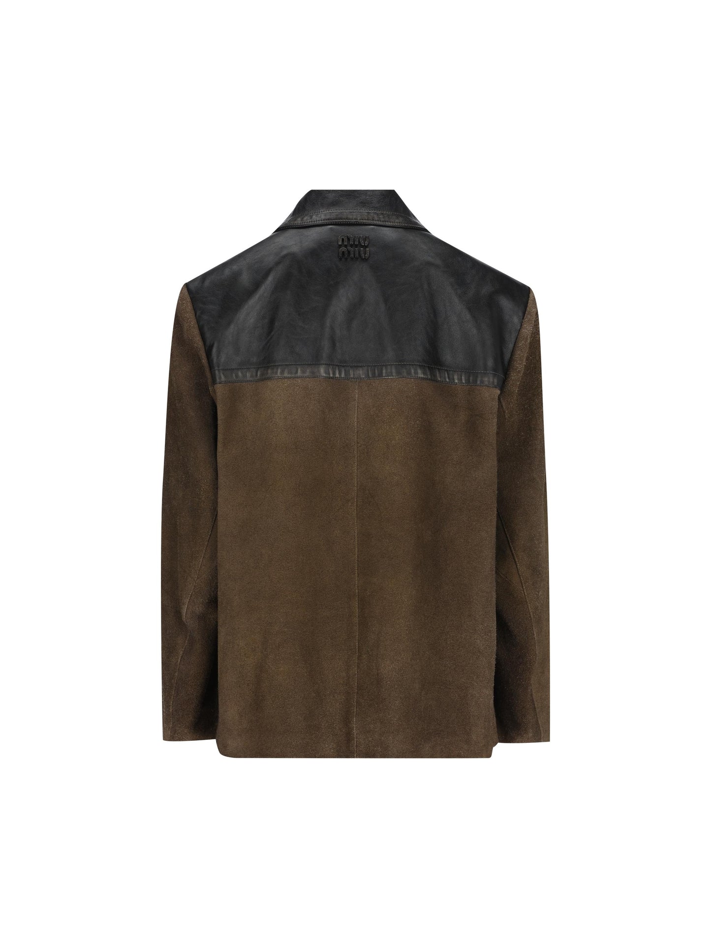 Giubbotto realizzato in pelle. MPW013 19MNF0017 MIU MIU 