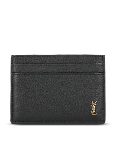 Portacarte realizzato in pelle martellata. 847951 AAET91000 SAINT LAURENT 