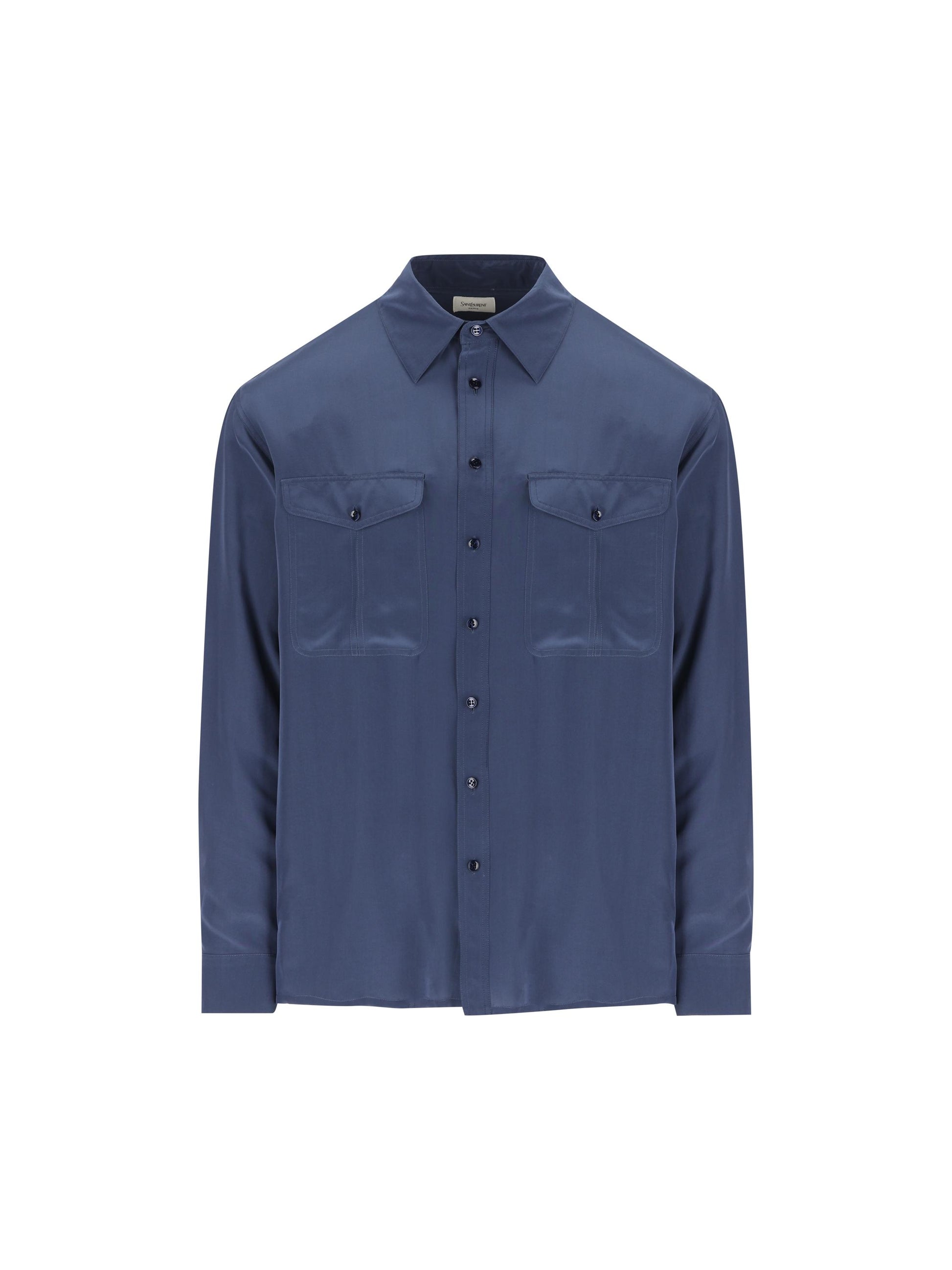 Camicia realizzata in viscosa e seta. 854249 Y2N494812 SAINT LAURENT 