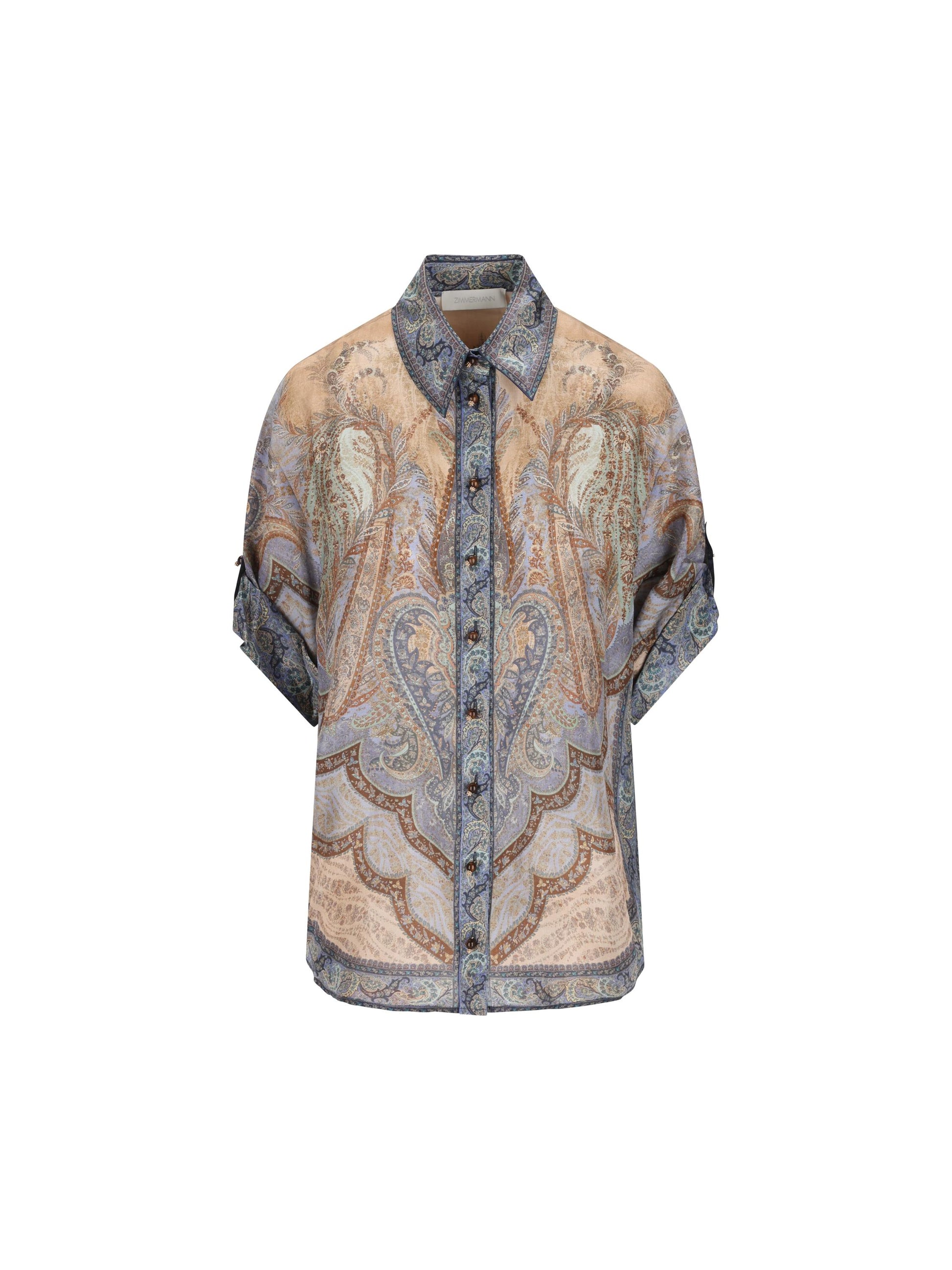 Camicia realizzata in seta. 8624TRS262 TPBL ZIMMERMANN 