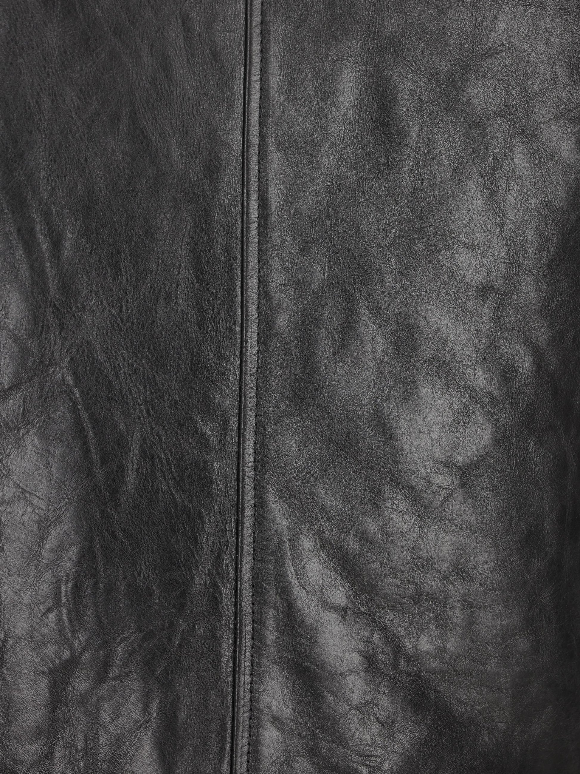Gonna realizzata in pelle di vitello. 865021 YCVD21000 SAINT LAURENT 