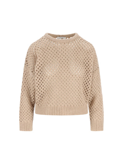 Maglione traforato in cashmere e seta 2521366142600 002 MAX MARA 