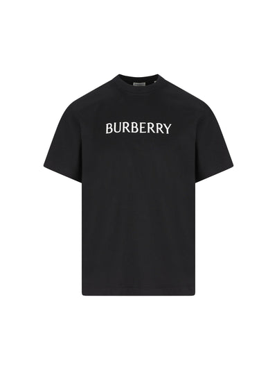 T-shirt in cotone con logo 8122387 A1189 BURBERRY 