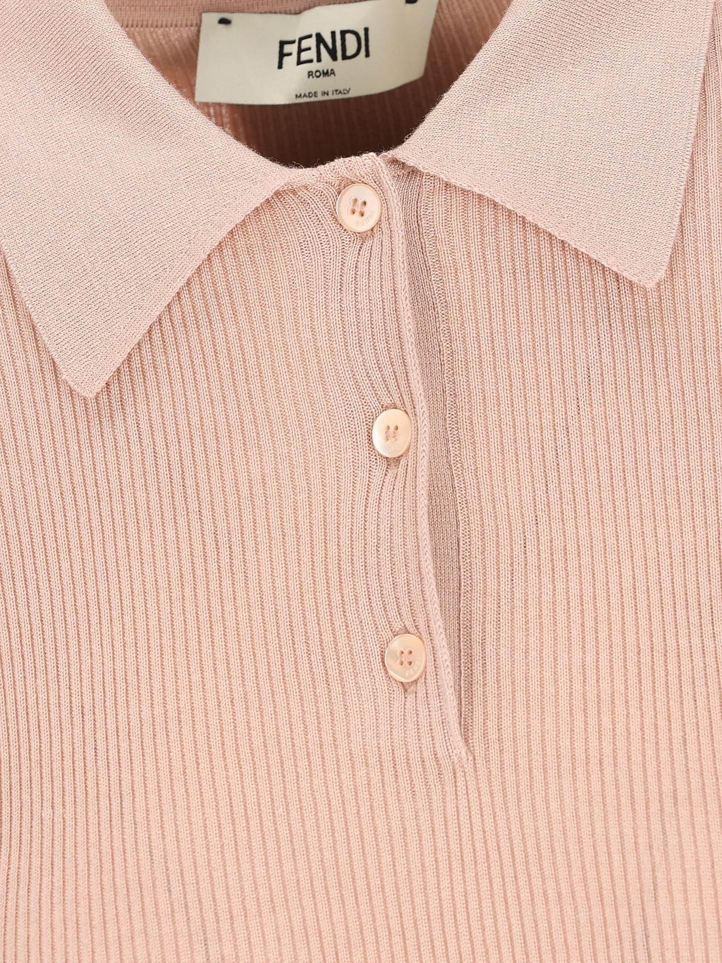 Polo realizzata in lana e seta. FZXE48 AW4BF1UKC FENDI 