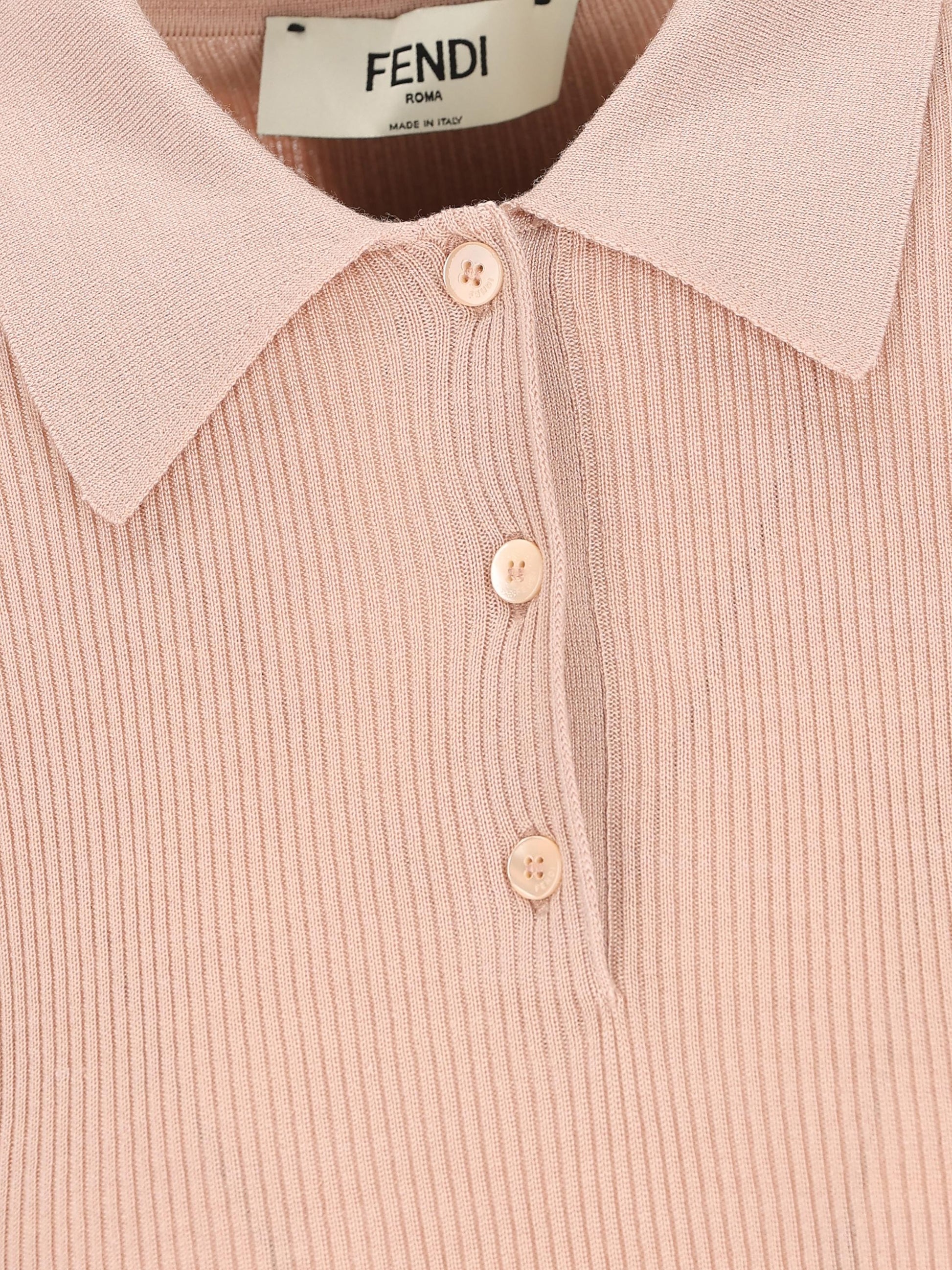 Polo realizzata in lana e seta. FZXE48 AW4BF1UKC FENDI 