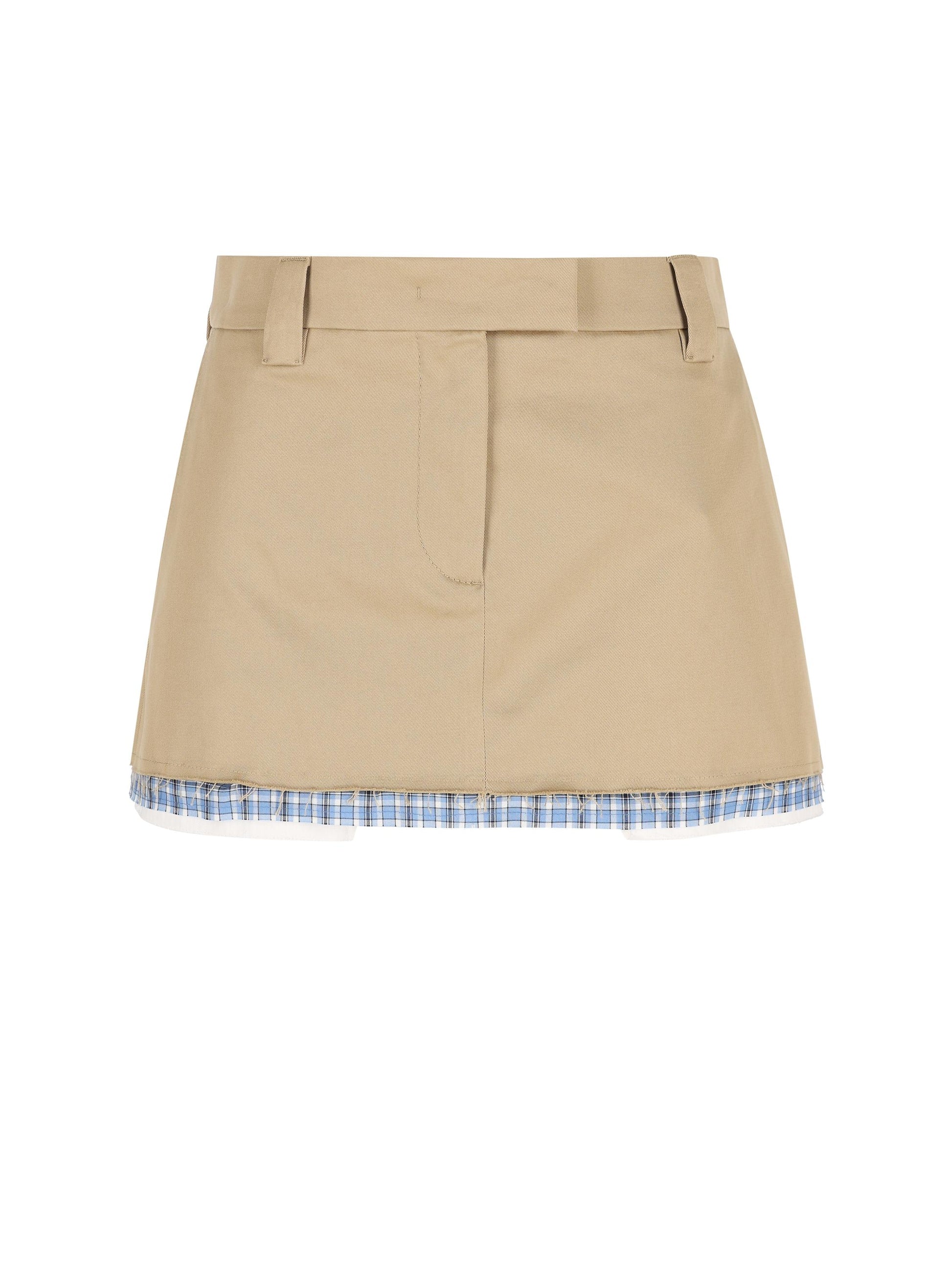 Gonna realizzata in cotone. MG2383 1UPXF0065 MIU MIU 