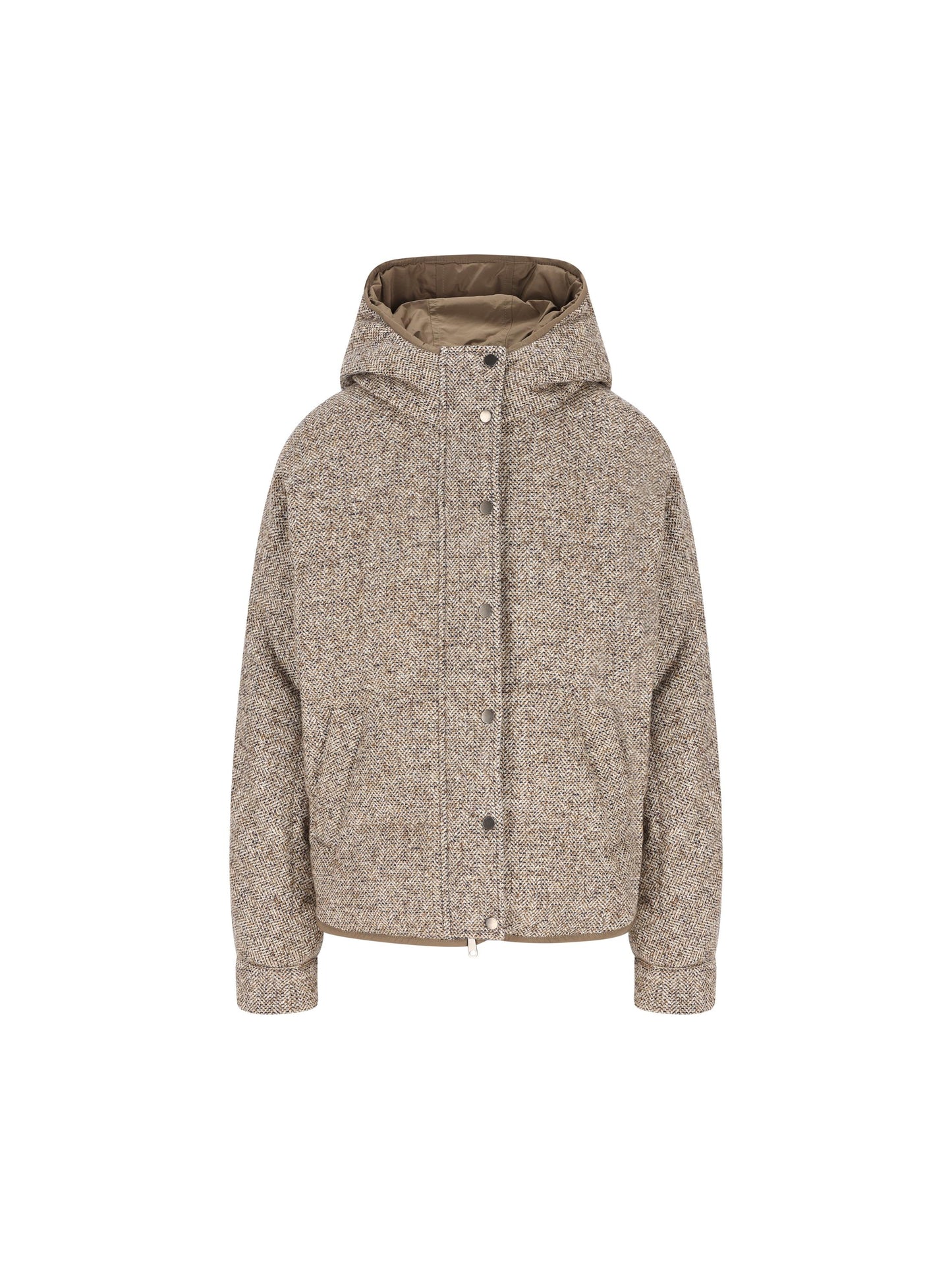 Piumino realizzato in lana e seta. MG5307729 C6286 BRUNELLO CUCINELLI 