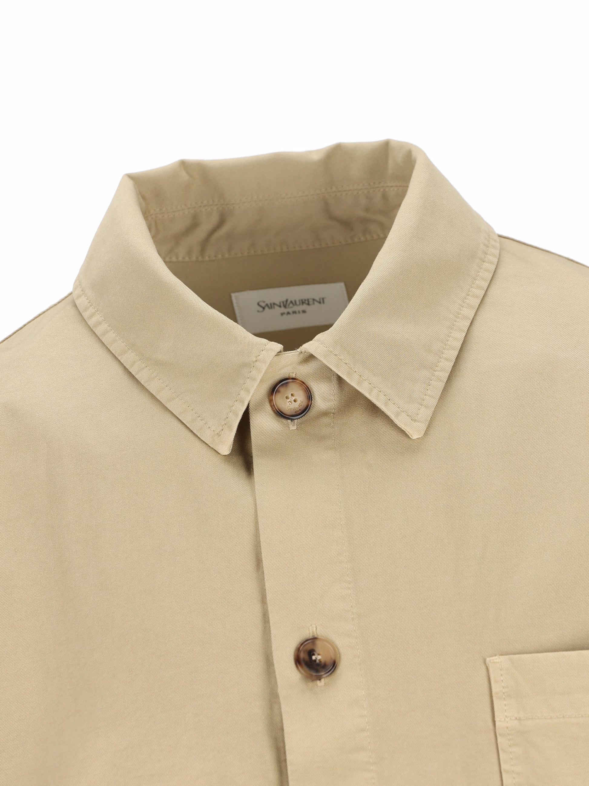 Overshirt realizzata in cotone. 861004 Y04VD8441 SAINT LAURENT 