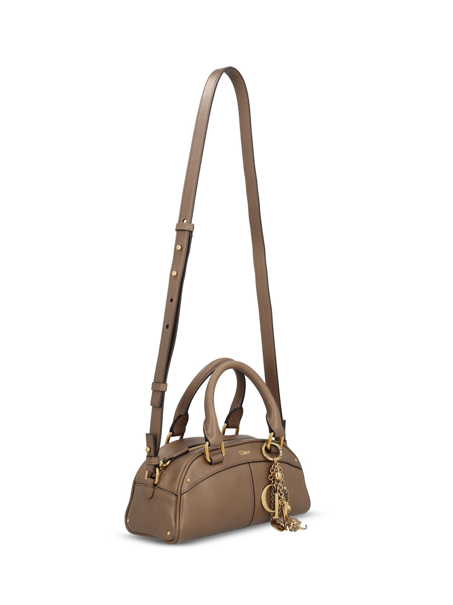 Borsa bowling Chloé piccola in pelle morbida CH26SS956Q86 28H CHLOE' 