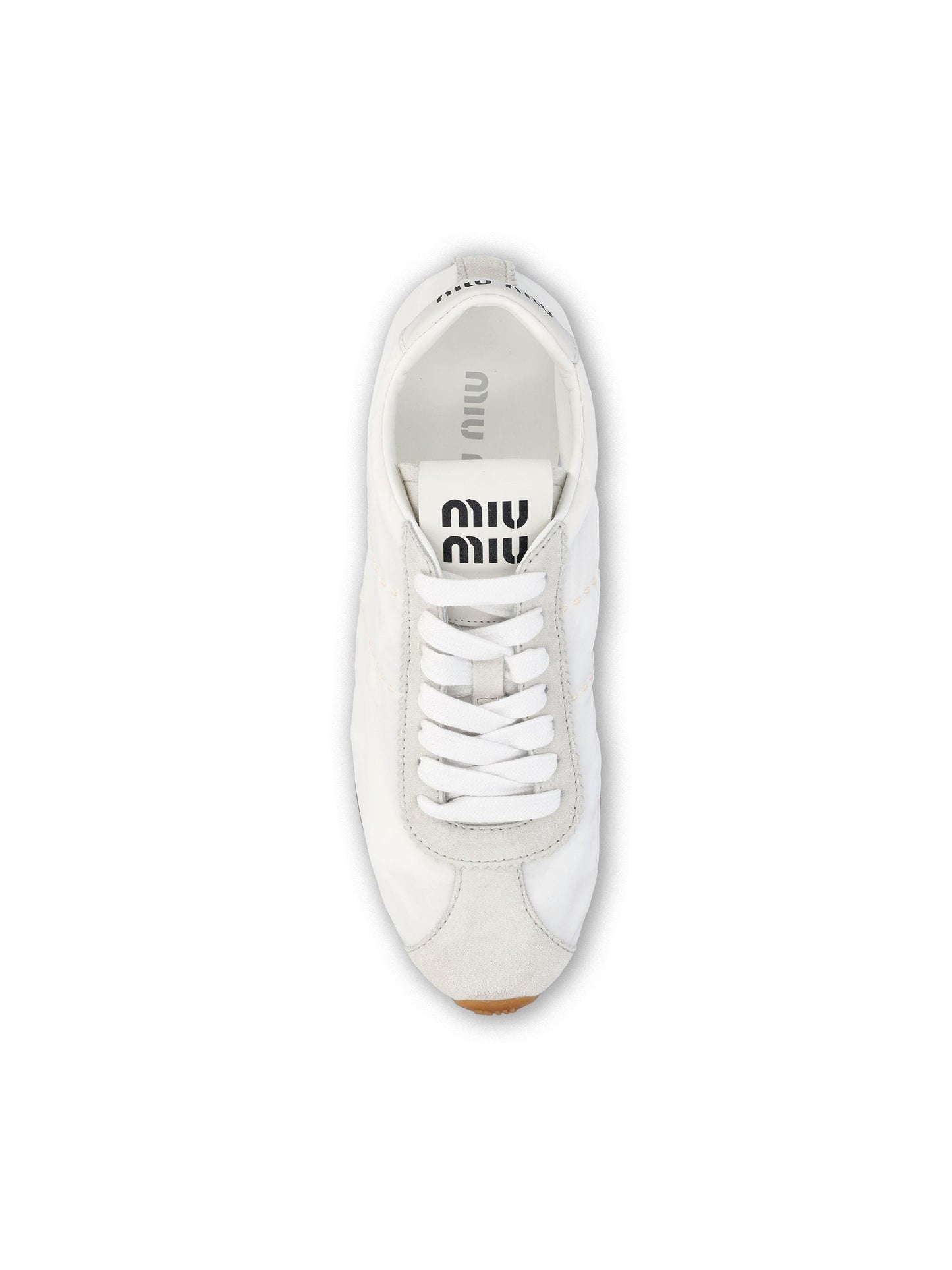 Sneakers realizzate in pelle. 5E114E D7CF0009 MIU MIU 