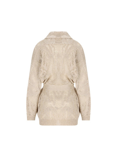 Cardigan realizzato in lino e cotone. MDT771006 C8925 BRUNELLO CUCINELLI 