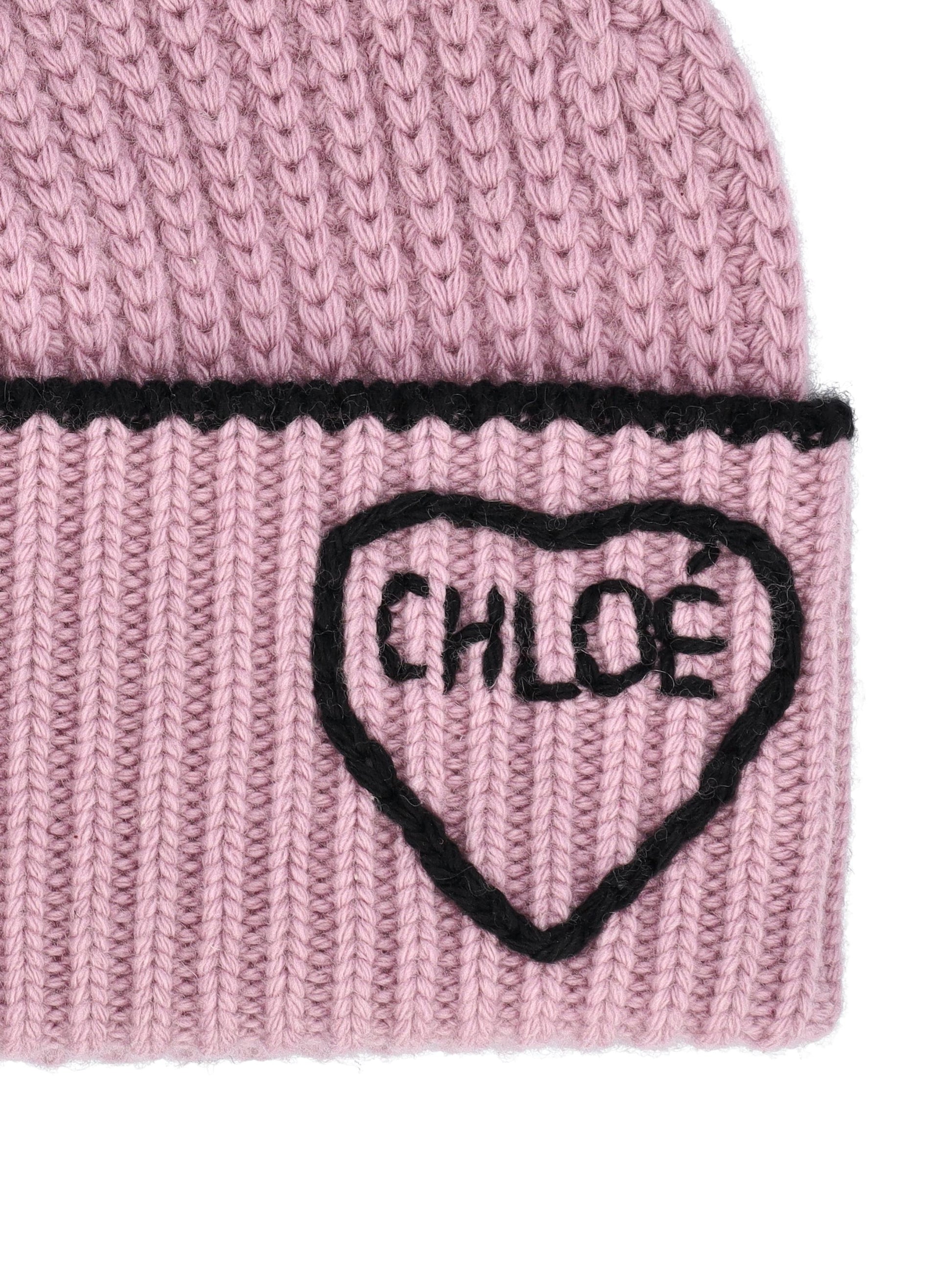 Berretto realizzato in lana e cashmere. CH26SKB02WCS 51J CHLOE' 