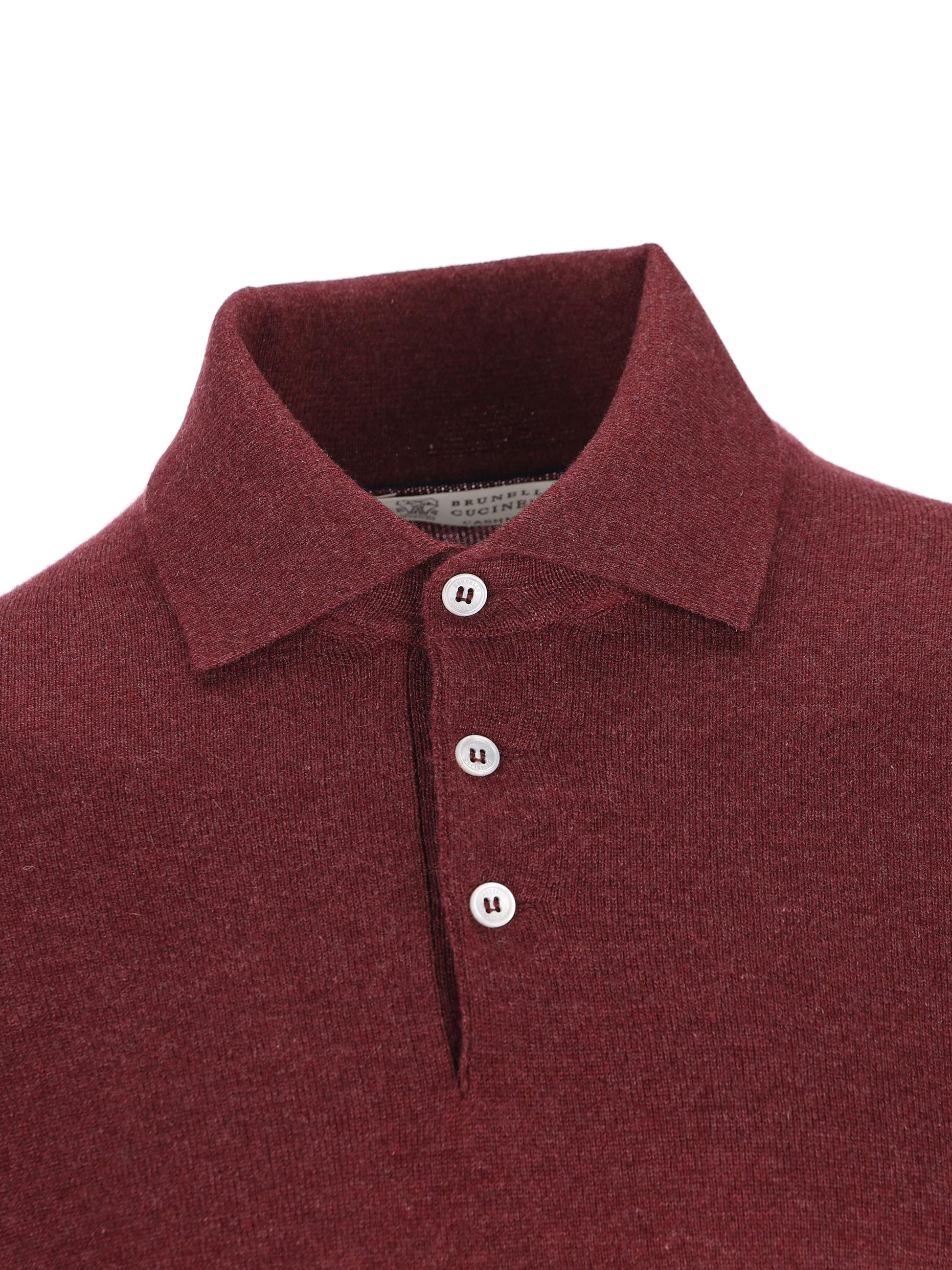 Polo in cashmere. M2200295 CEG54 BRUNELLO CUCINELLI 