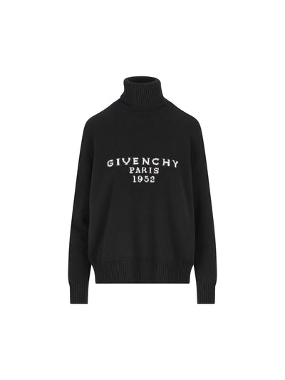 Maglione dolcevita in lana e cashmere BW90VE4ZSN 001 GIVENCHY 