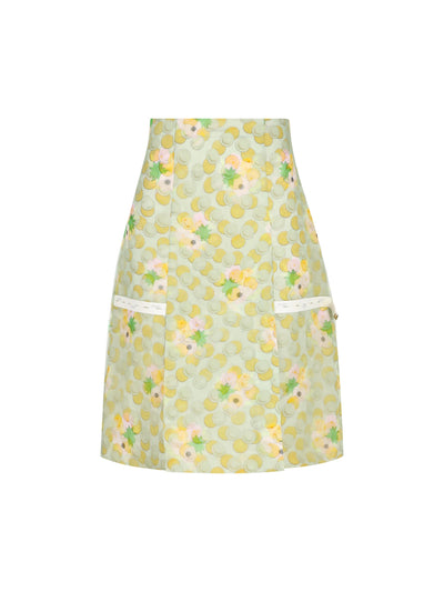 Gonna realizzata in seta. FQ7721 AW9SF1AL8 FENDI 