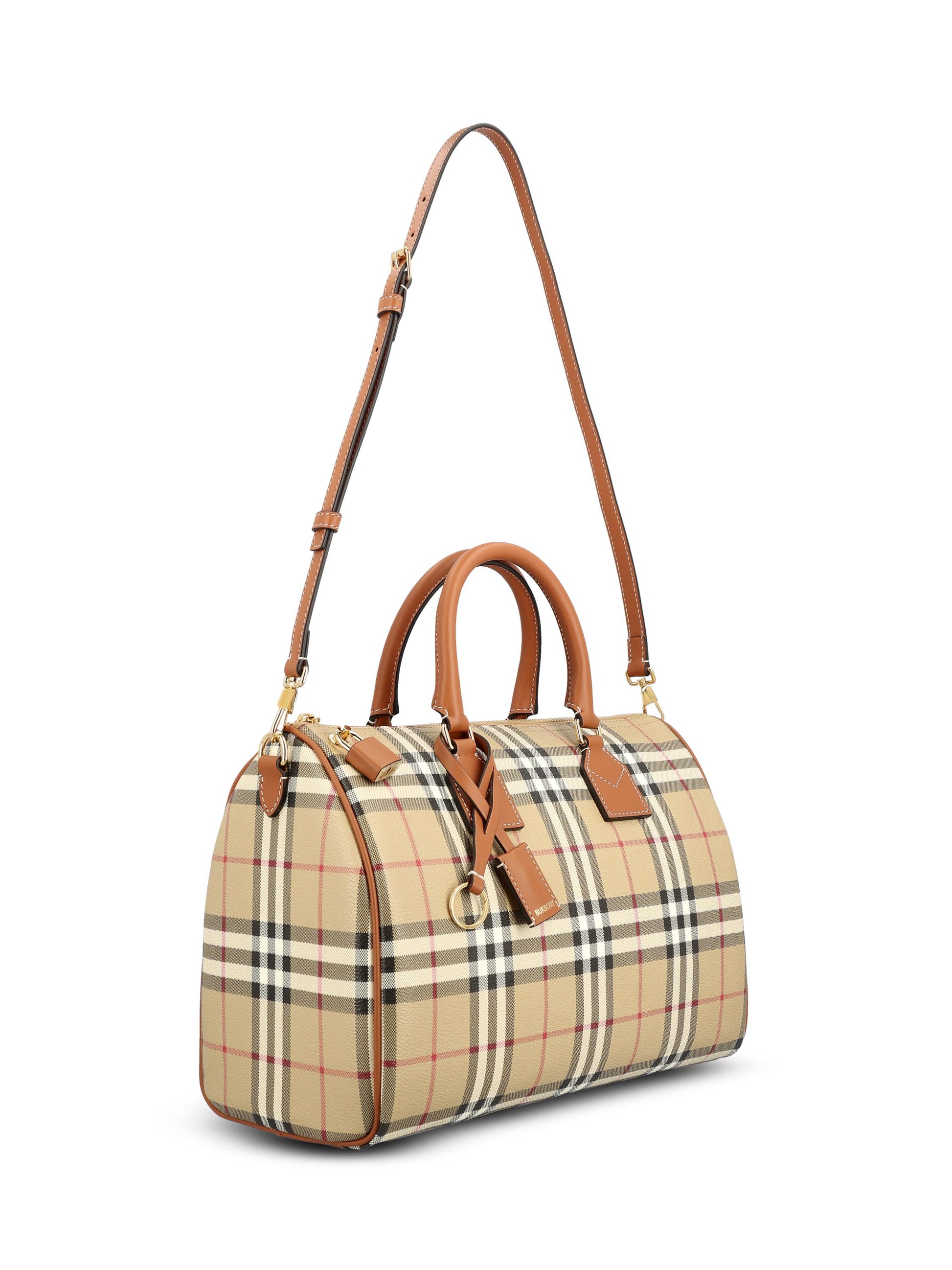 Borsa realizzata in poliuretano e cotone. 8119049 A9534 BURBERRY 