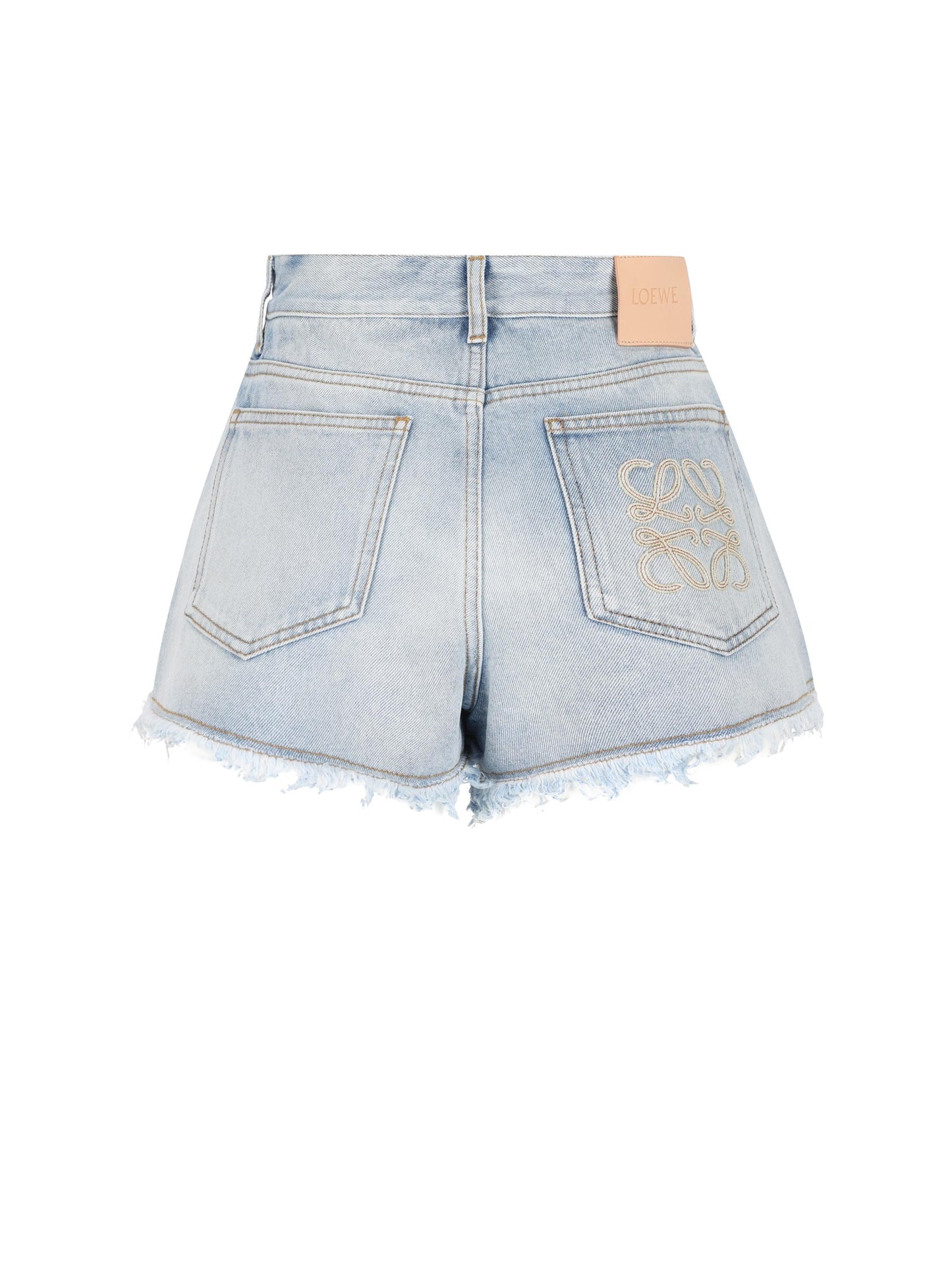 Short in denim di cotone. S616Y1GX08 8438 LOEWE - PAULA'S IBIZA 