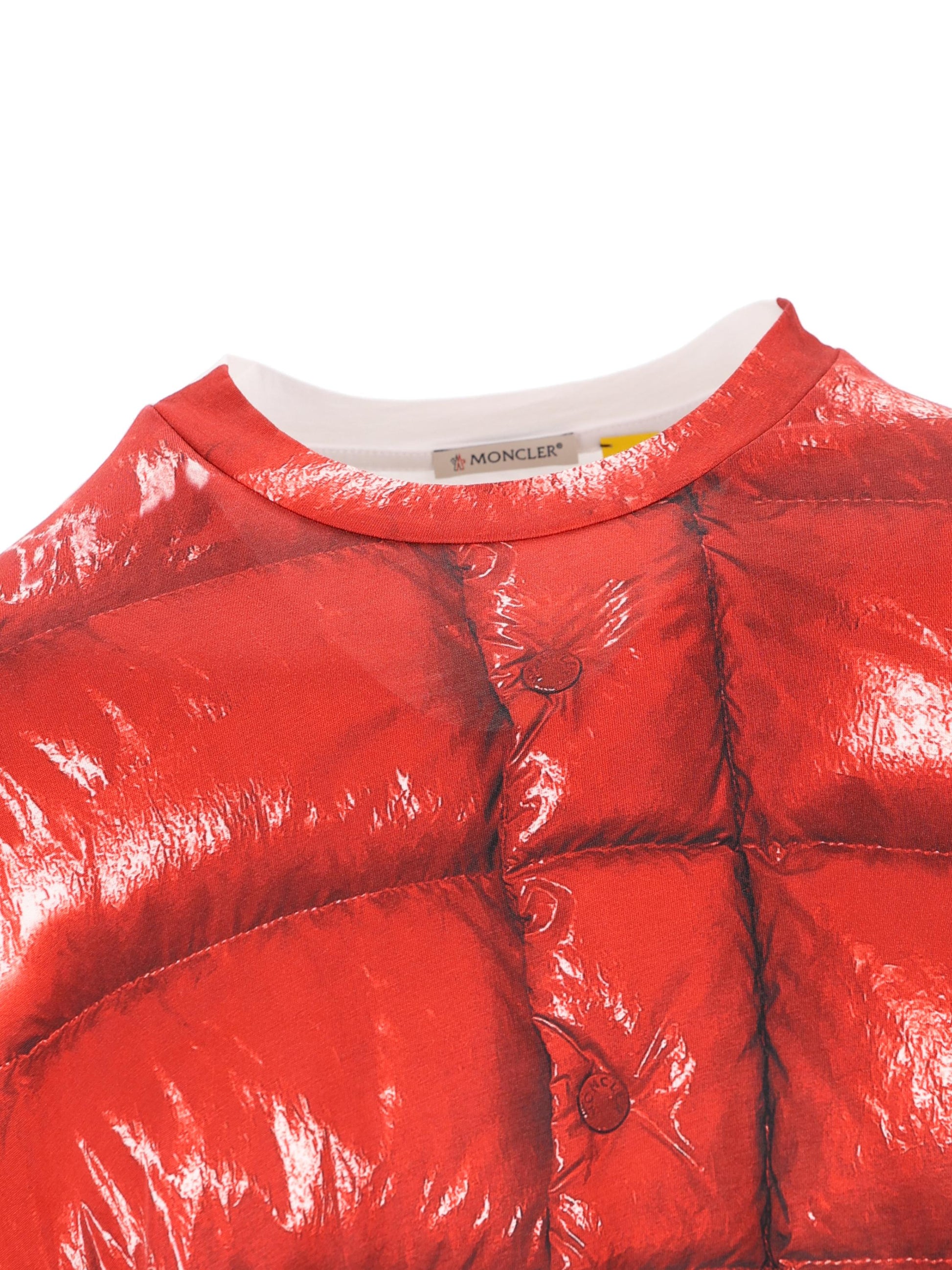 T-Shirt realizzata in cotone. M8C00001 89AYW457 MONCLER - ASAP ROCKY 