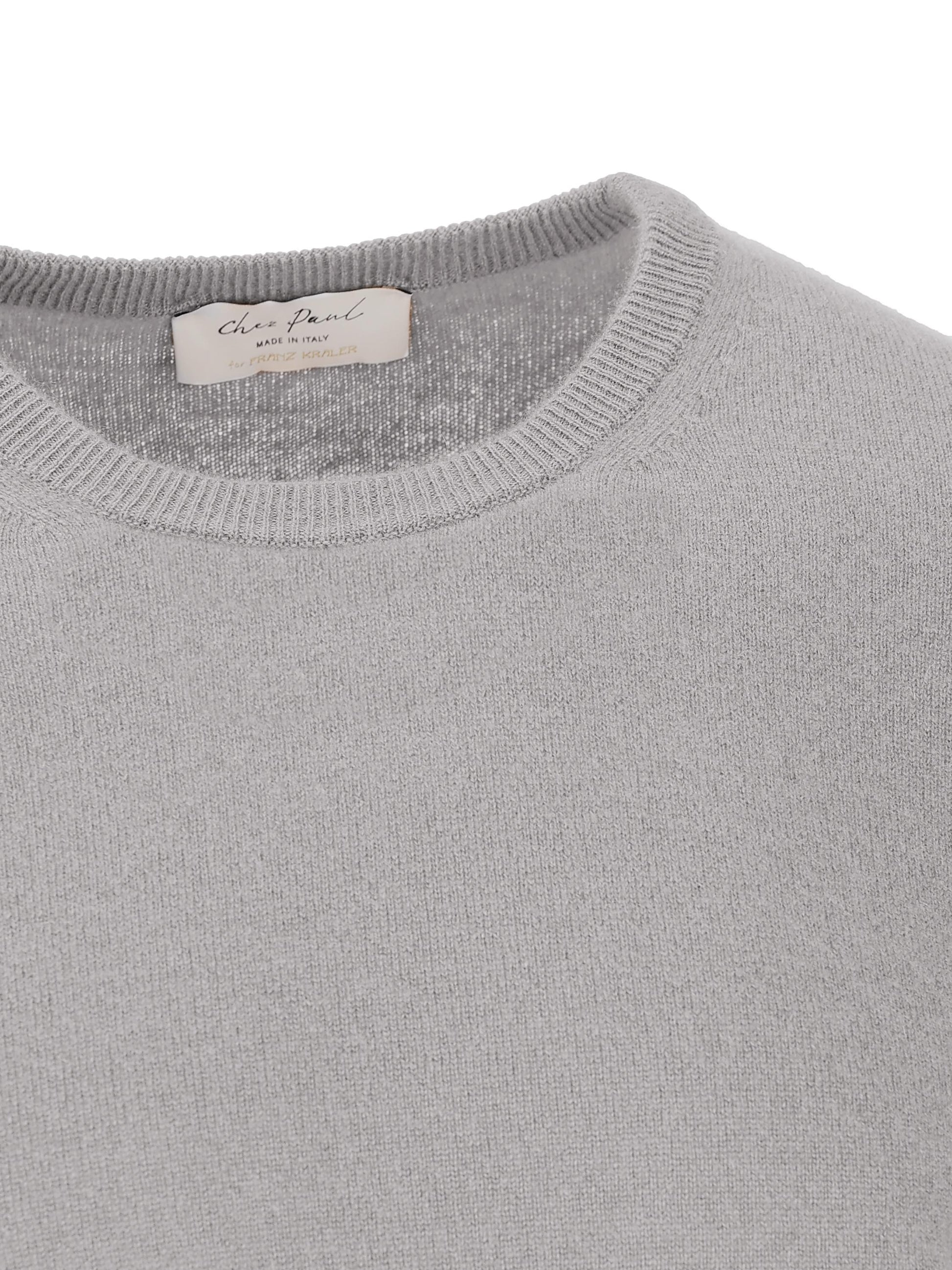 Maglia realizzata in cashmere. 34001 GRIGIO CHEZ PAUL