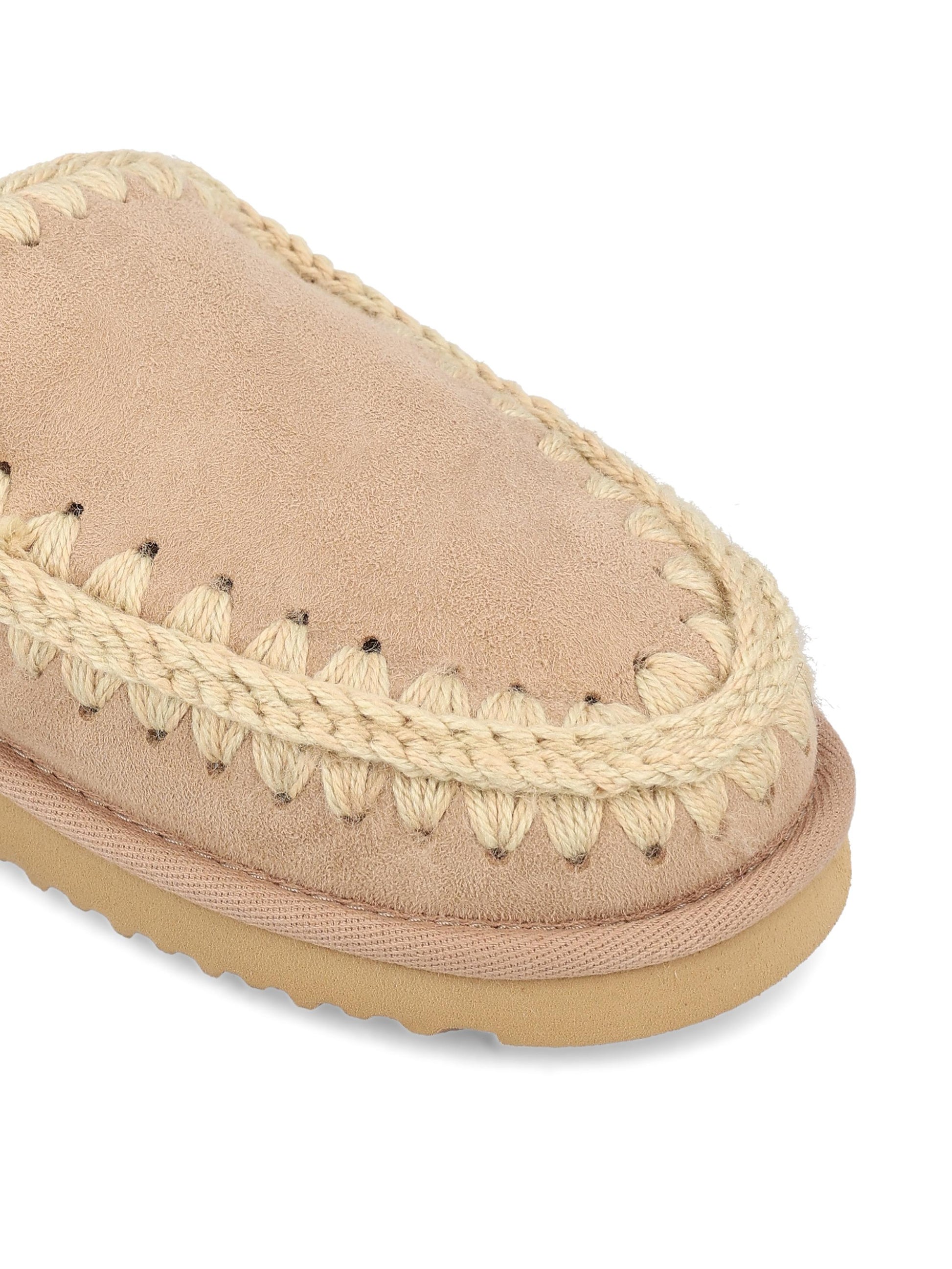 Slipper Eskimo in pelle. FW101125A CAM MOU 