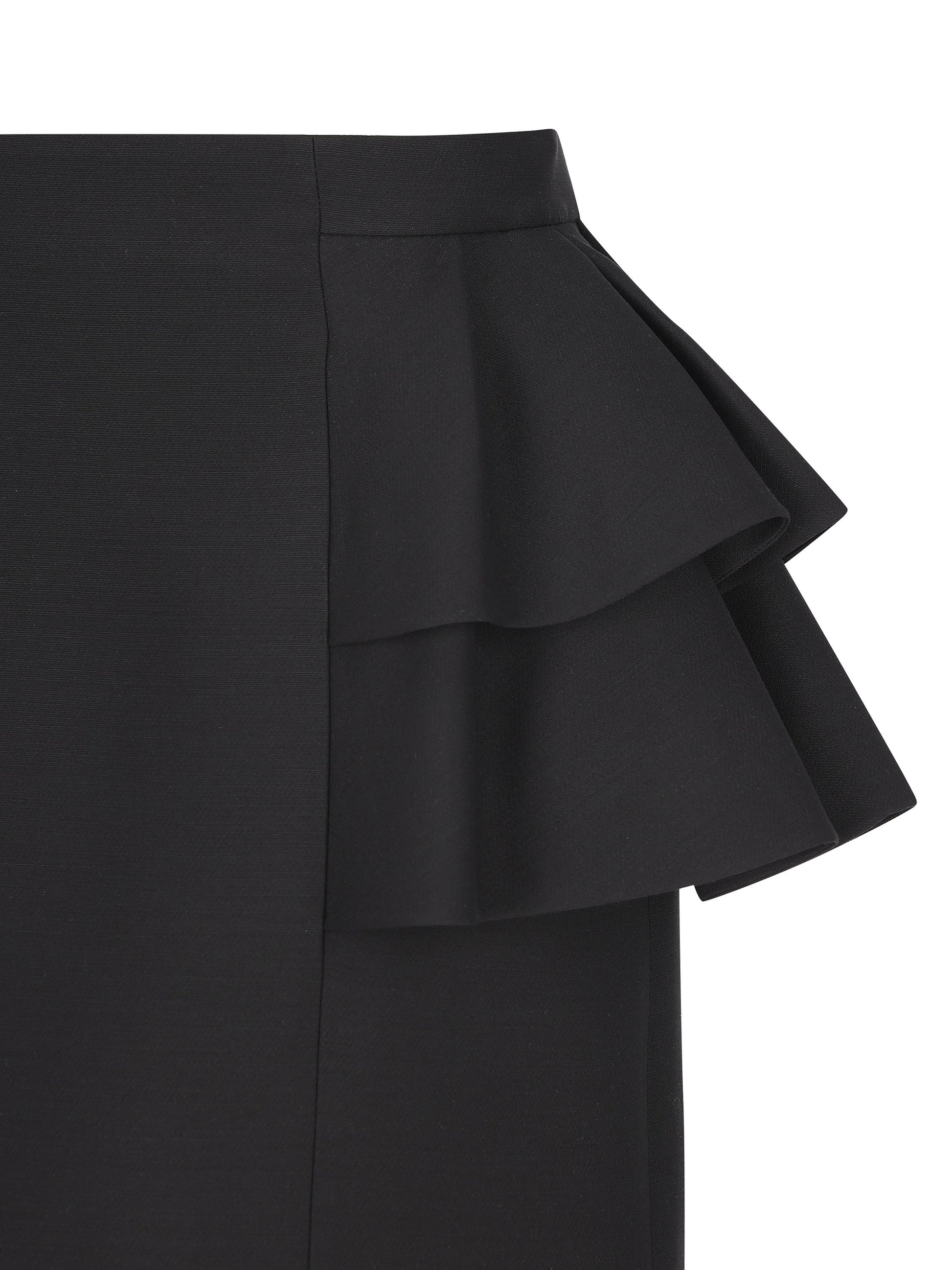 Gonna in lana vergine. 7B3RADJ51CF 0NO VALENTINO GARAVANI 