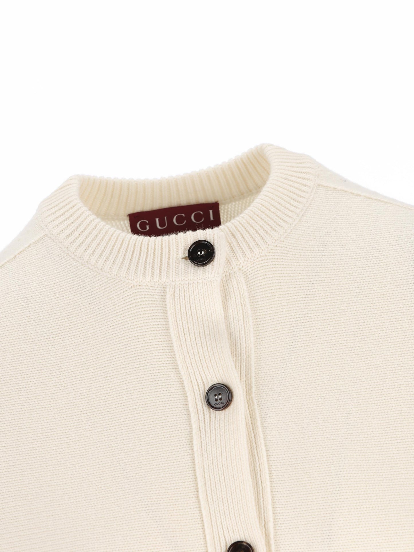 Cardigan realizzato in lana e cashmere. 851977 XKEVK9051 GUCCI 