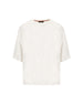 T-Shirt realizzata in lino. FAM8654 1000 LORO PIANA 