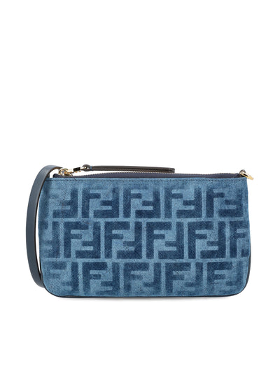 Pouch realizzata in tessuto jacquard. 8M0536 AW5HF1UJW FENDI 