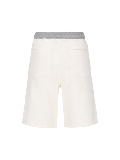 Shorts realizzati in cotone e lino. MR8313375G CTQ27 BRUNELLO CUCINELLI 
