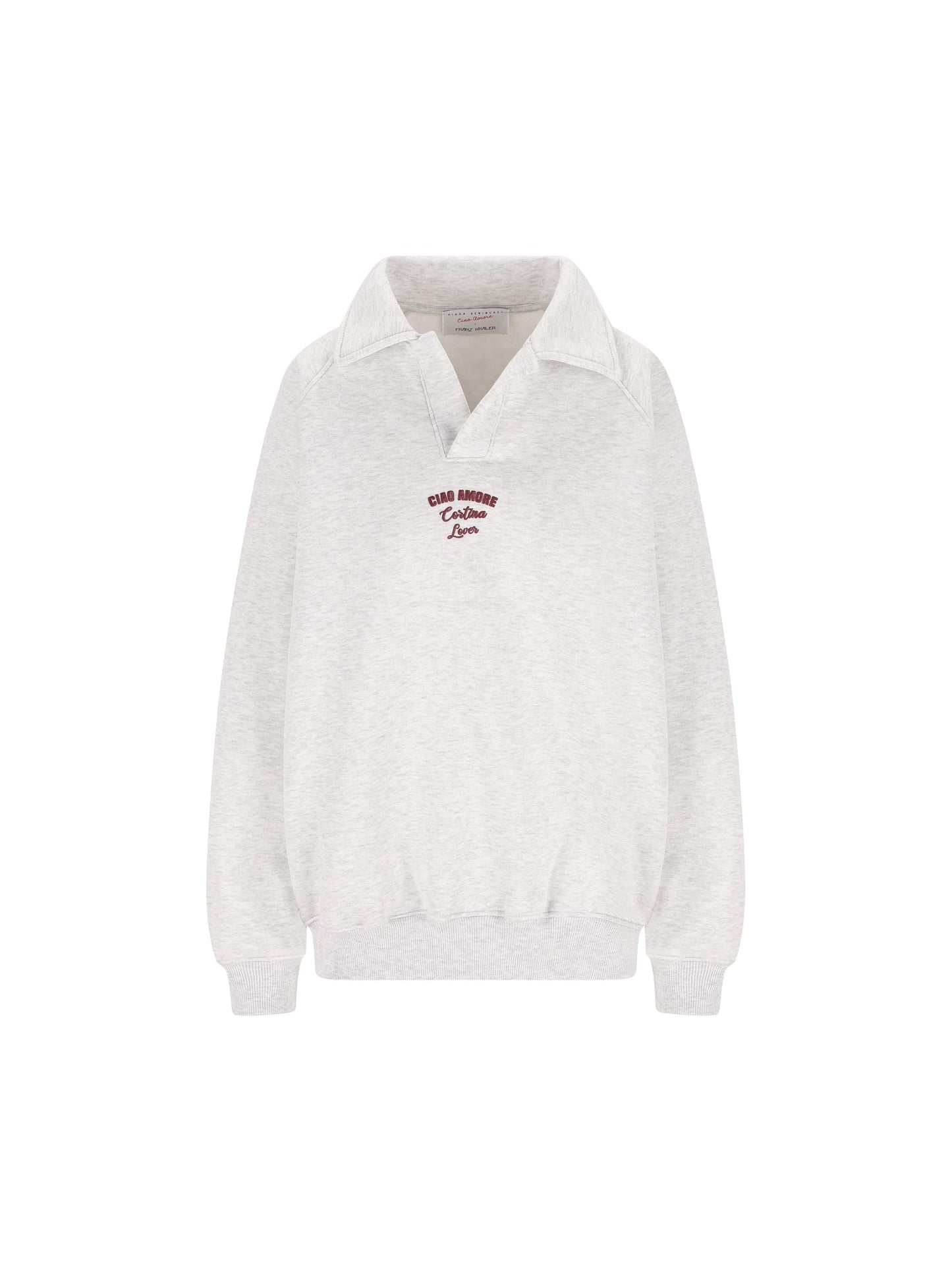 Polo in cotone "Ciao Amore Cortina Lover" F25ET1925K 38 GIADA BENINCASA 